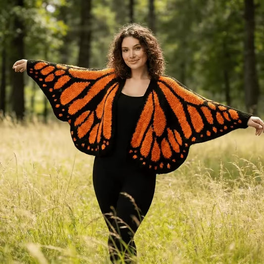 Handmade Butterfly Cardigan
