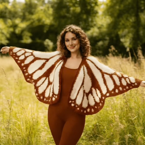 Handmade Butterfly Cardigan